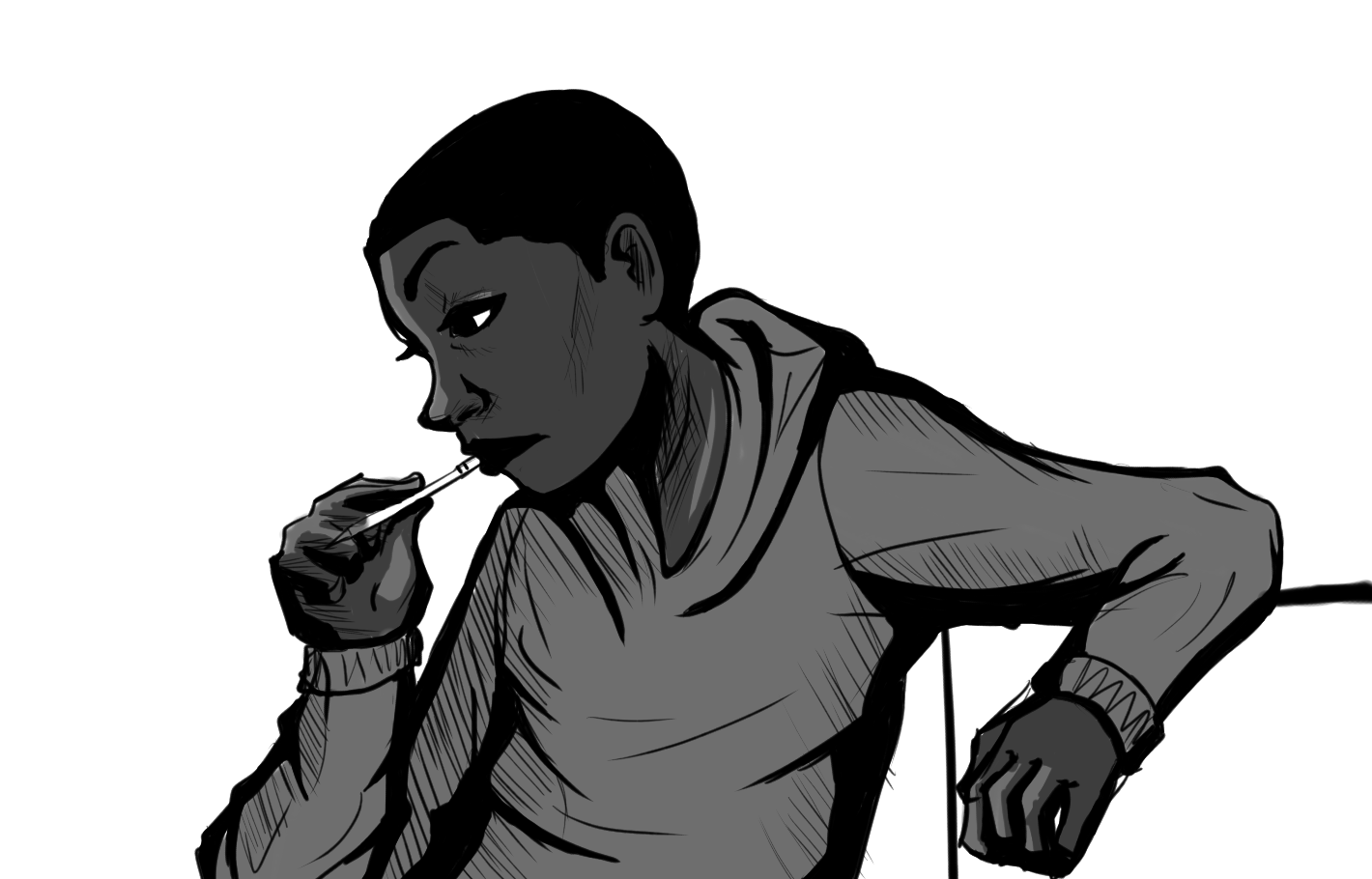 1420x910 Value Study Weasyl