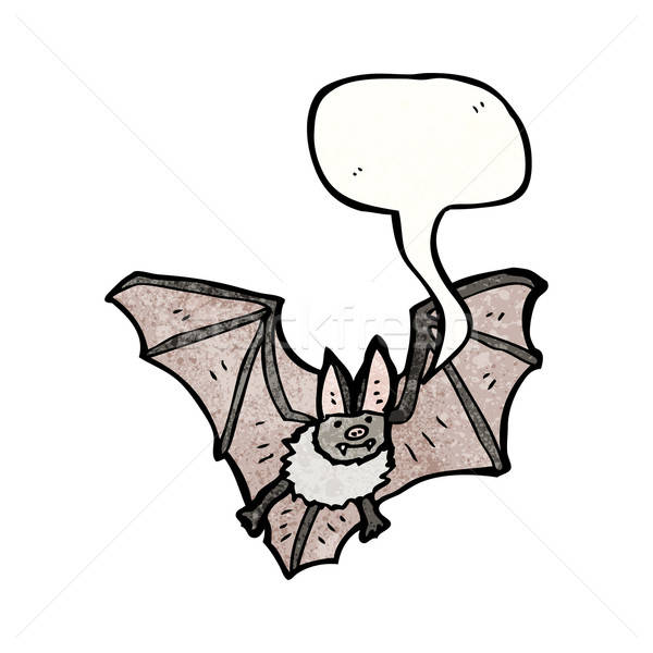 600x600 Cartoon Vampire Bat Vector Illustration Lineartestpilot