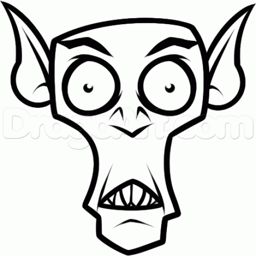 520x520 Step How To Draw A Cartoon Halloween Vampire