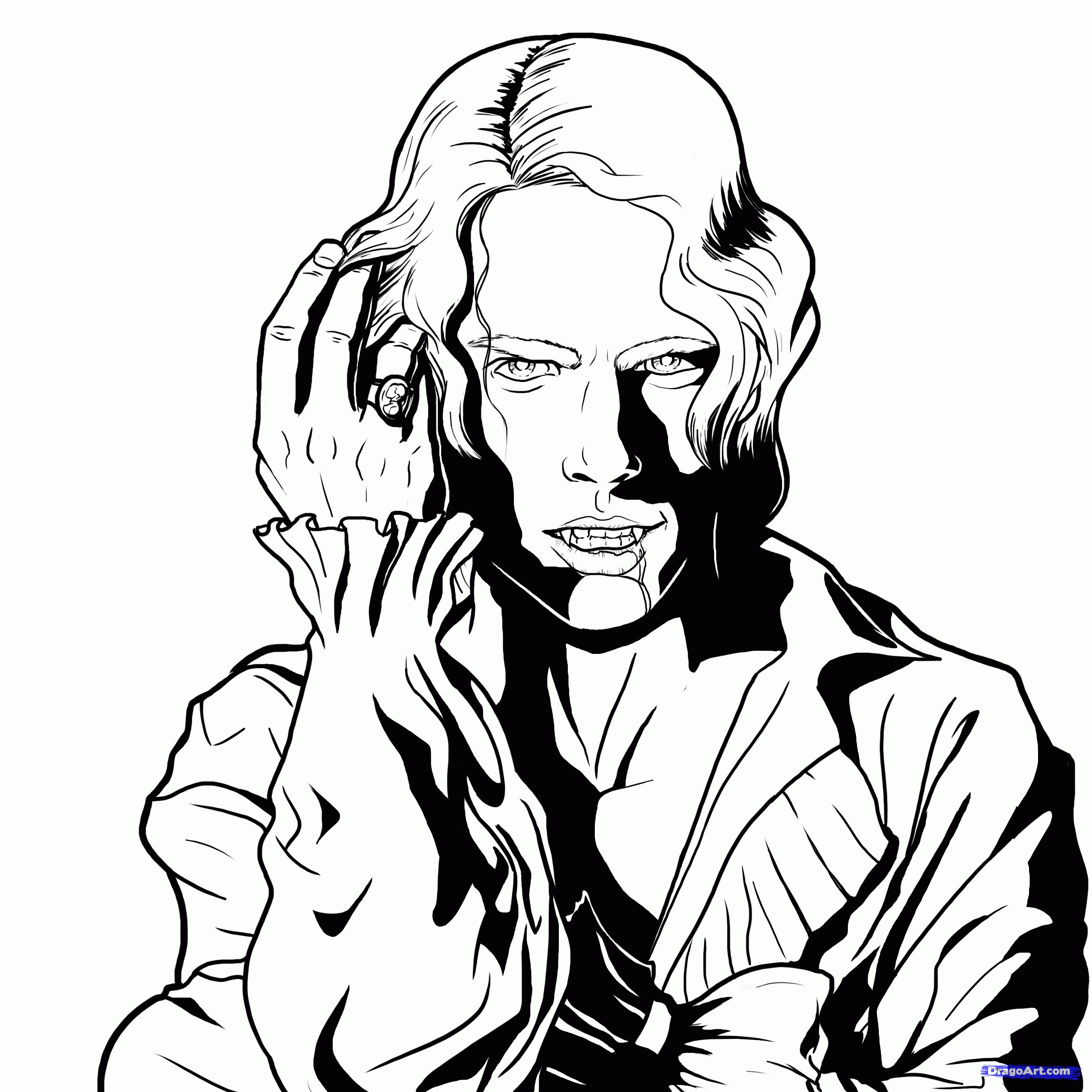 2550x2550 How To Draw A Vampire New Step How To Draw Lestat Lestat