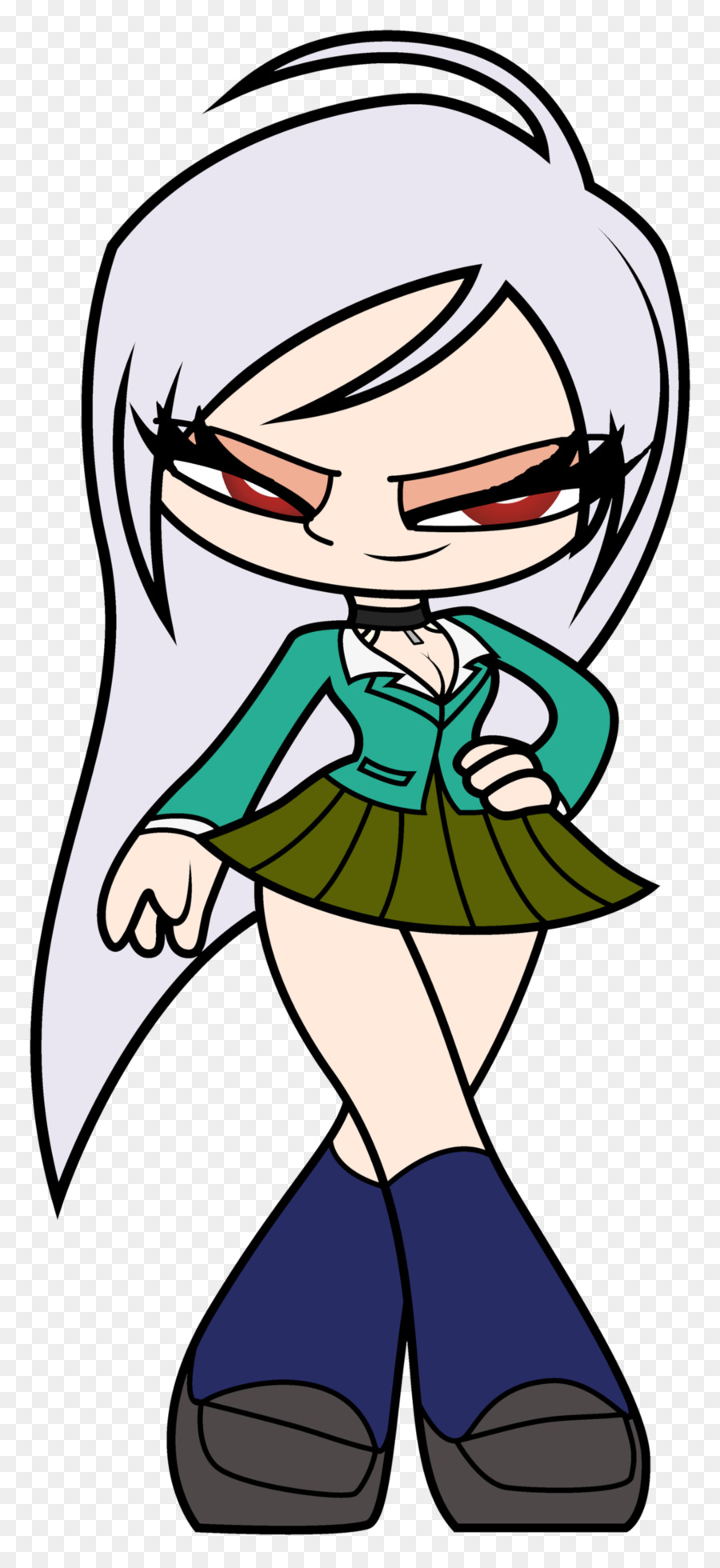 900x1960 Rosario + Vampire Illustration Character Drawing