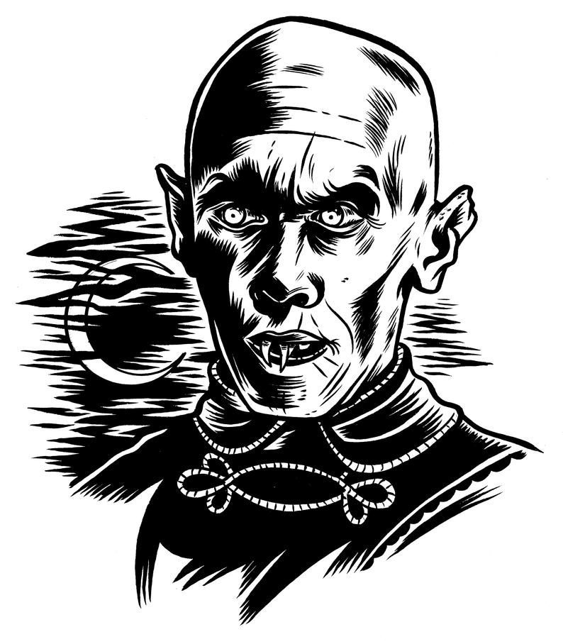 794x908 Vampire Kurt Barlow Original Pen And Ink Drawing Stephen Etsy