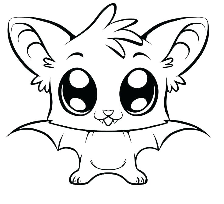 736x672 Free Printable Coloring Pages For Kids Vampire Bats Baby Bat Cute