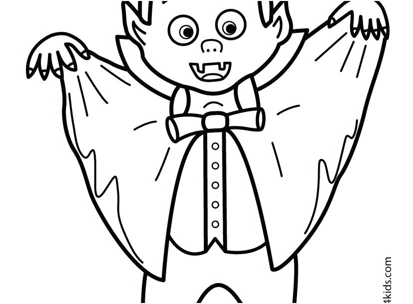 827x609 Suddenly Vampire Coloring Sheets Free Printable Pages For Kids