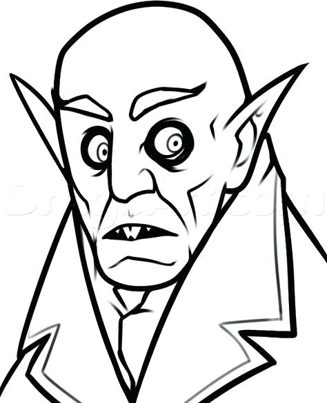 474x585 Simple Vampire Drawing How To Draw An Anime Vampire Steps