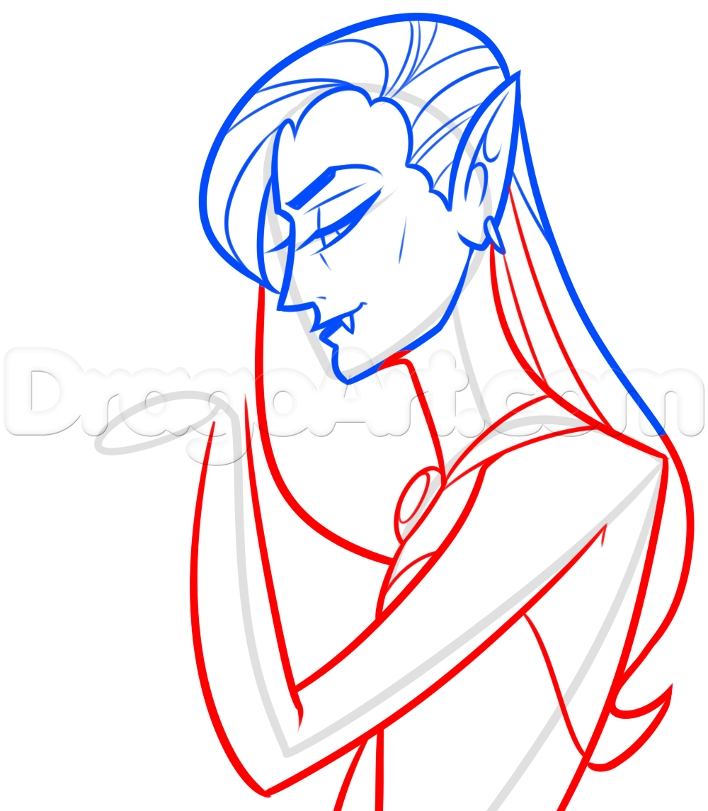 1000x1145 Drawing A Vampire Drawing A Vampire Queen, Stepstep, Drawing