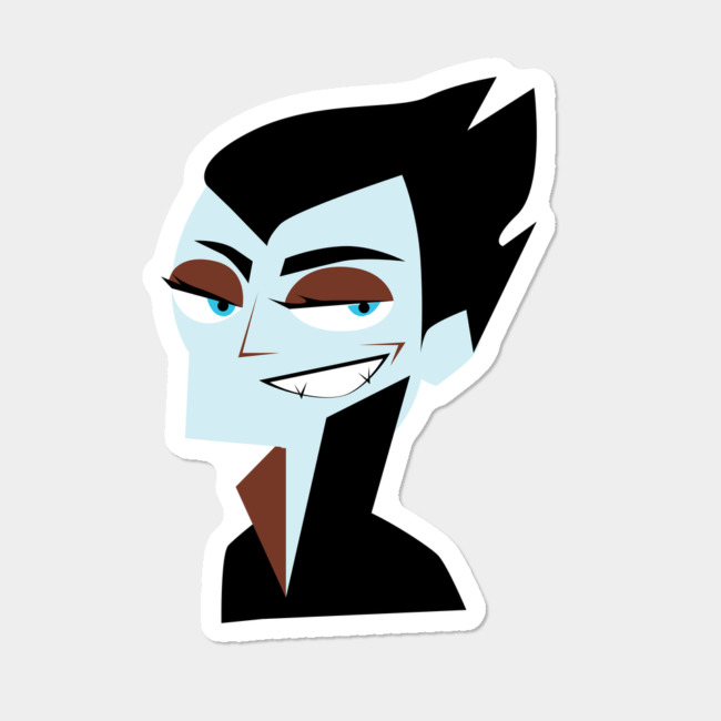 650x650 Vampire Sticker