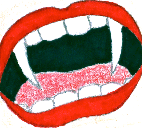 547x495 Vampire Fangs