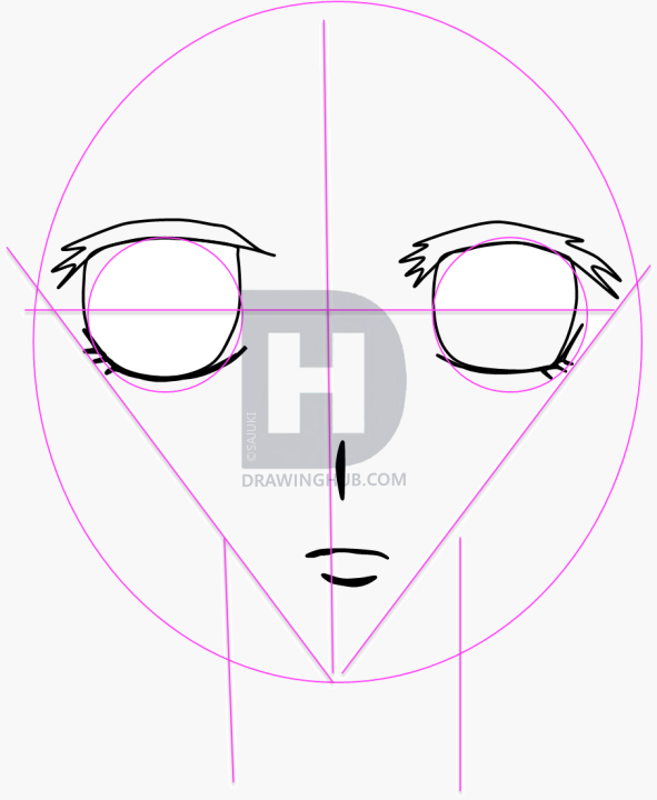 591x720 How To Draw Yuki Kuran From Vampire Knight, Step