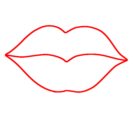 451x404 Huge Collection Of 'cartoon Lip Drawing' Download More Than