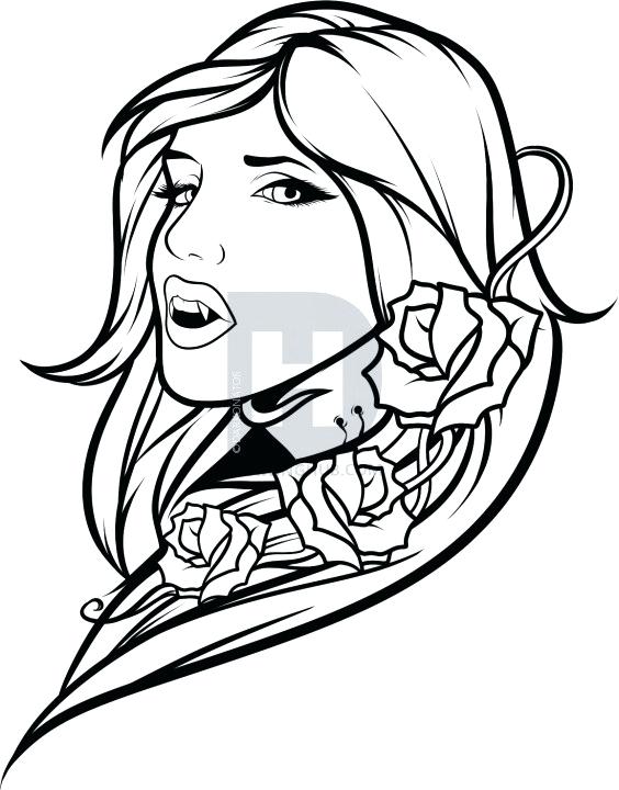 564x720 How To Draw A Vampire Draw Vampire Diaries