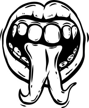 291x350 You Searched For Black Vampire Teeth With Lips On Dark Background