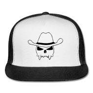 190x190 Vampire Cowboy Skull