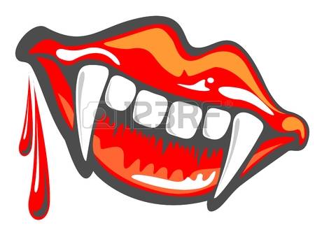 450x329 Vampire Fangs Clipart