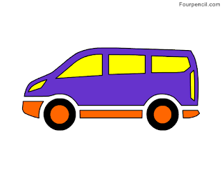 320x256 Fourpencil How To Draw A Van For Kids