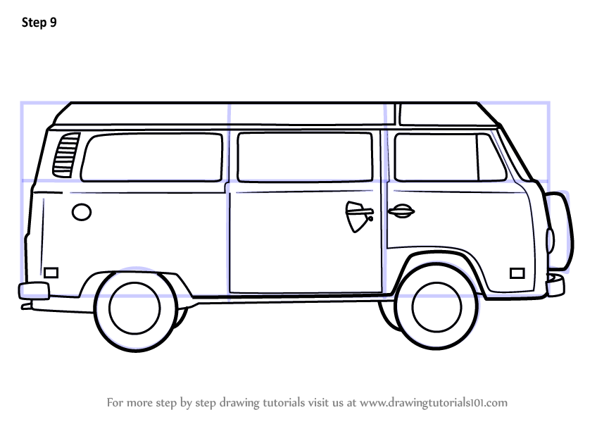 848x602 Learn How To Draw A Camper Van