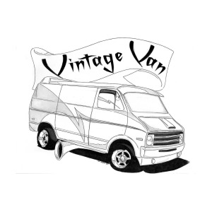 300x300 Vintage Van Drawing