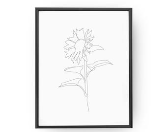 340x270 Sunflower Sketch Etsy