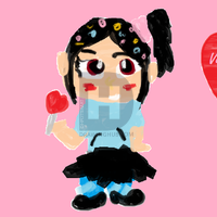 200x200 Vanellope Von Schweetz Valentine Drawing