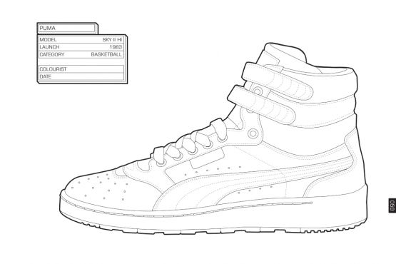 555x370 Vans Shoes Coloring Pages