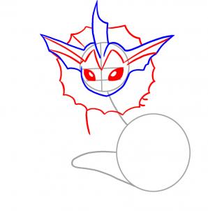 298x302 How To Draw Vaporeon