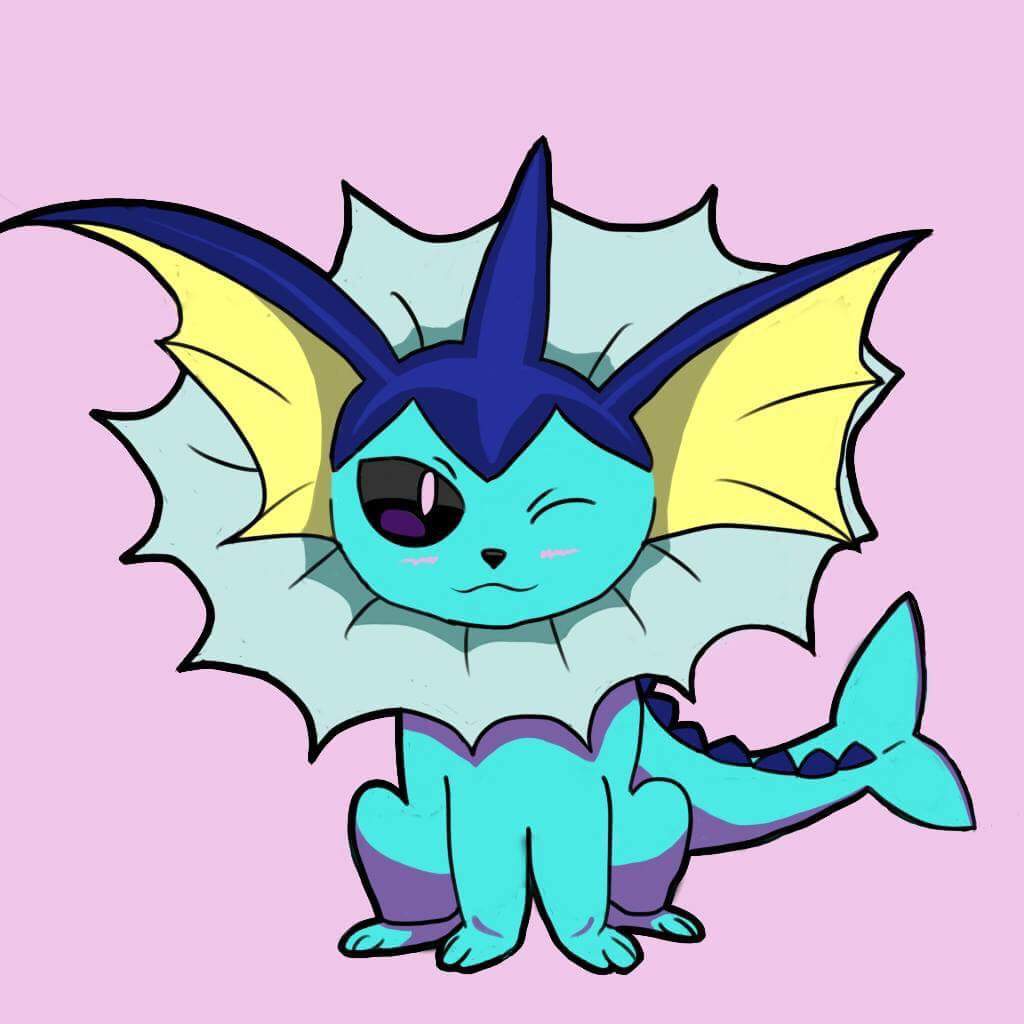 Vaporeon Drawing Free Download On ClipArtMag.