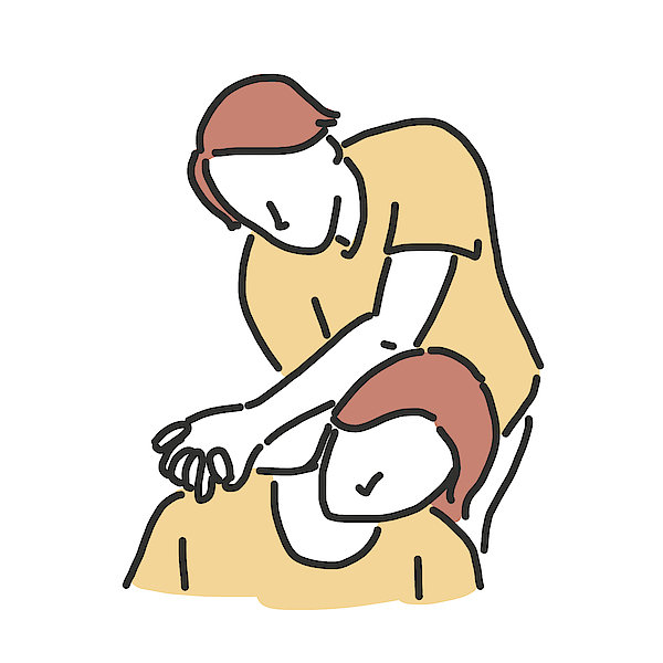 600x600 Spa And Massage In Variety Poses Hand Drawn Line Drawing Vector