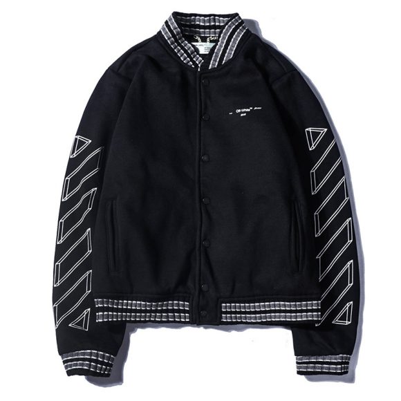 580x580 Off White Sketch Logo Varsity Jacket