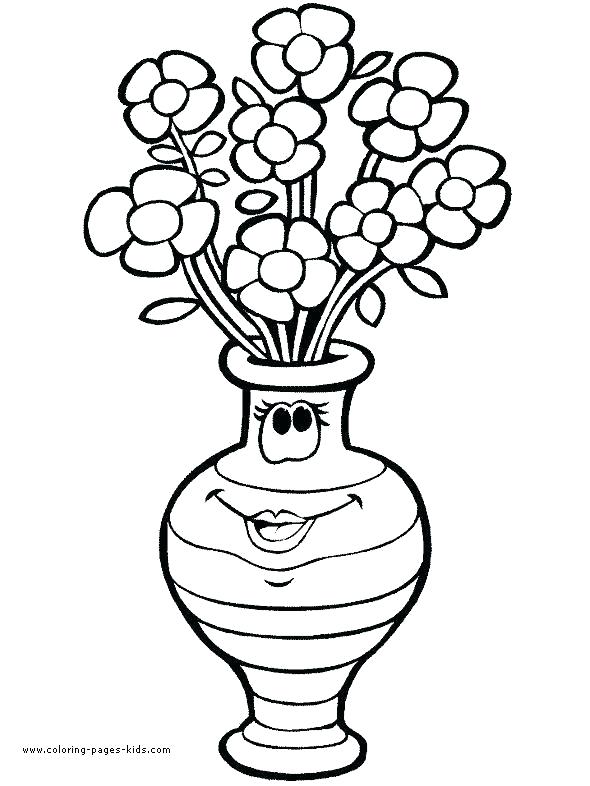 590x786 Vase Drawing For Kids Vase Design Sheet Architectures Around