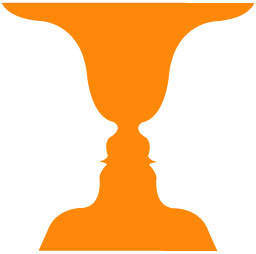 256x254 Optical Illusion Vase Learn To Draw