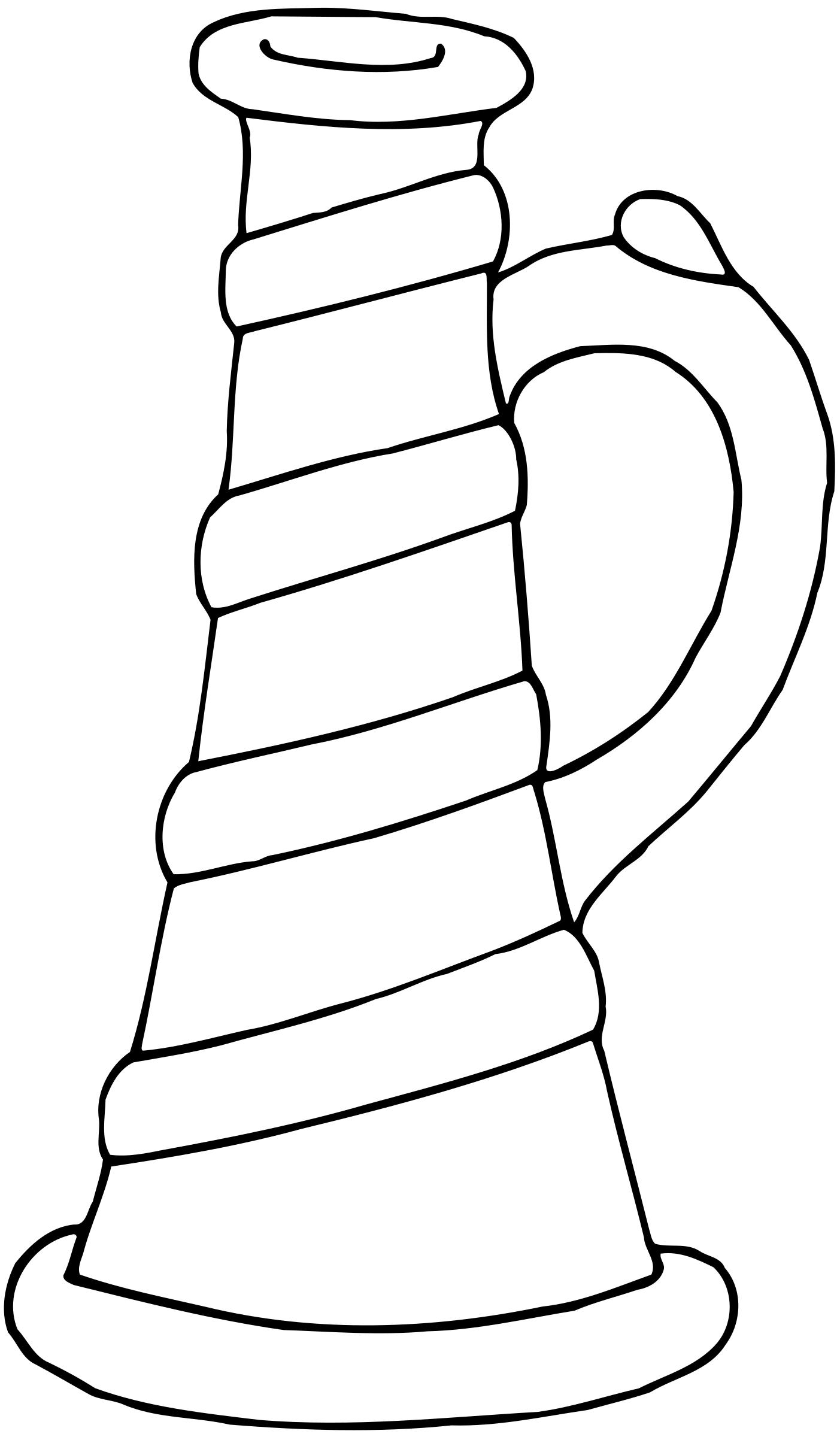 1403x2400 Vase Line Drawing Clipart