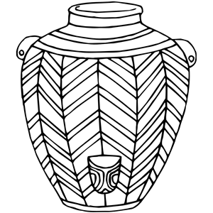 300x300 Vase Line Drawing Clipart, Cliparts Of Vase Line Drawing Free