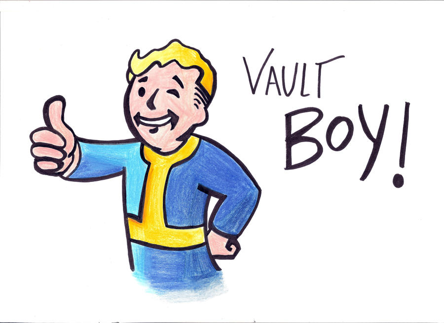 900x655 Vault Boy Drawing D