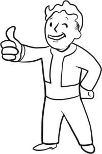 200x302 How To Draw Vault Boy Step Random Geekery Drawings, Vinyl