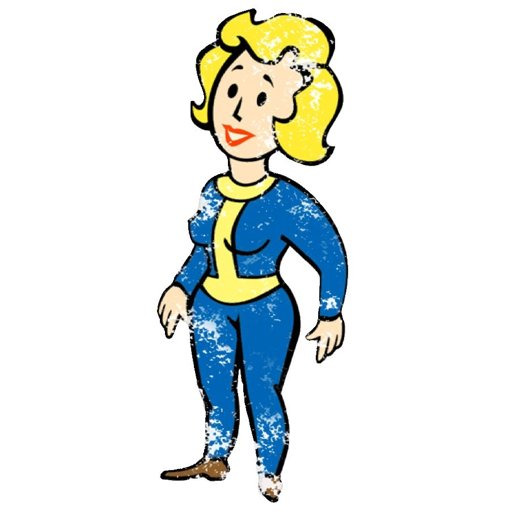 512x512 Vault Girl Drawing Fallout Amino