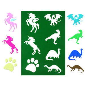 300x300 horse dinosaur layering stencils spray template wall drawing paper