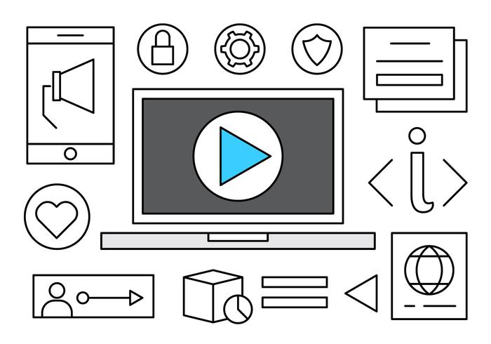 700x490 Free Online Media Vector Illustration