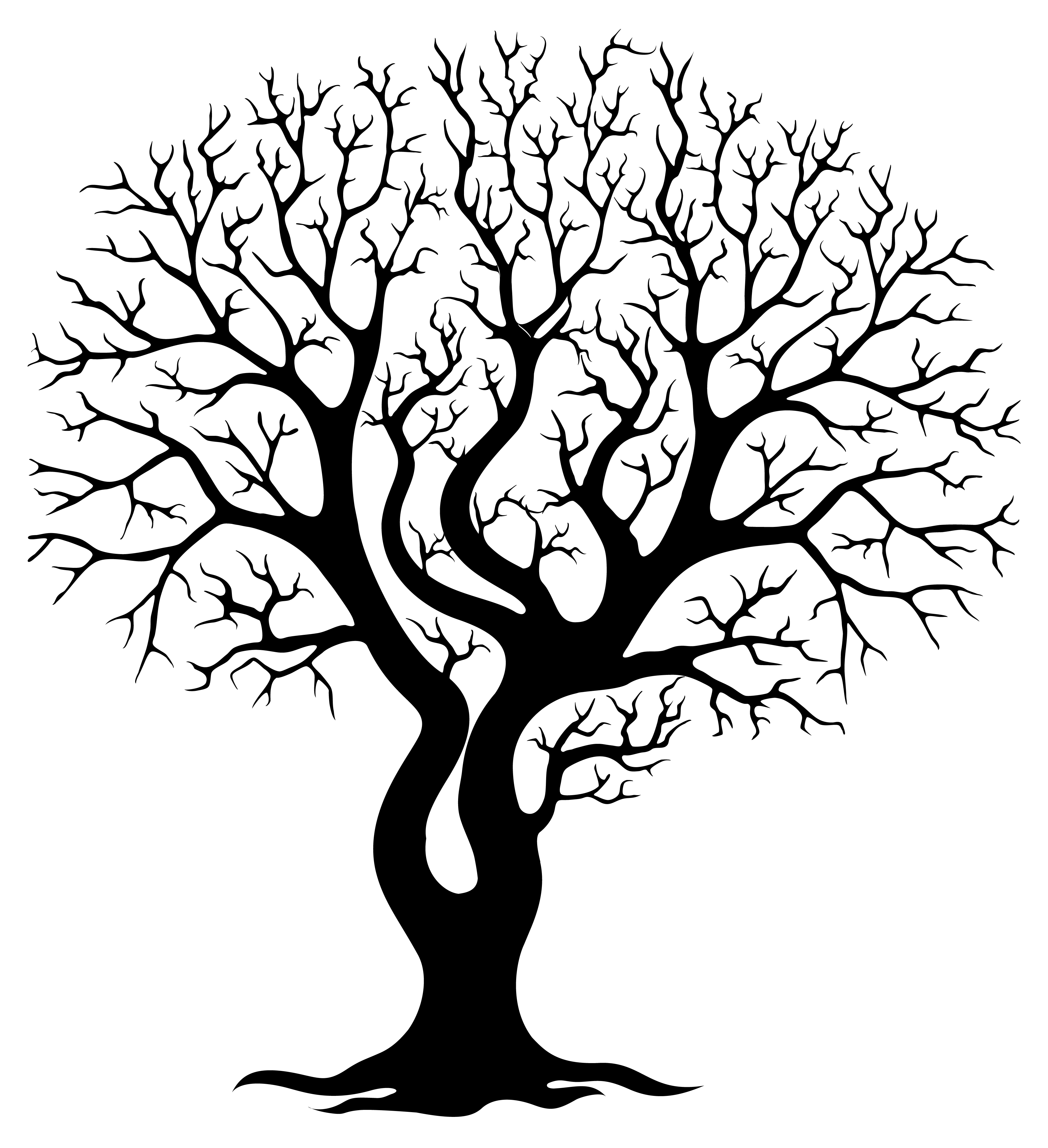 3738x4096 Collection Of Free Silhouette Vector Tree Branch Download On Ui Ex