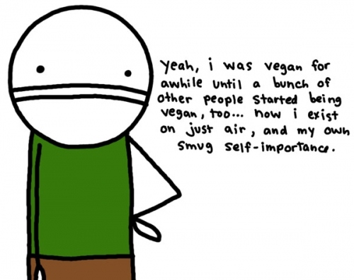 500x396 Air, Drawing, Natalie Dee, Smug, Vegan, Vegans