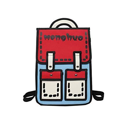 425x425 Vegan Jump Style Drawing Cartoon Paper Bag Comic