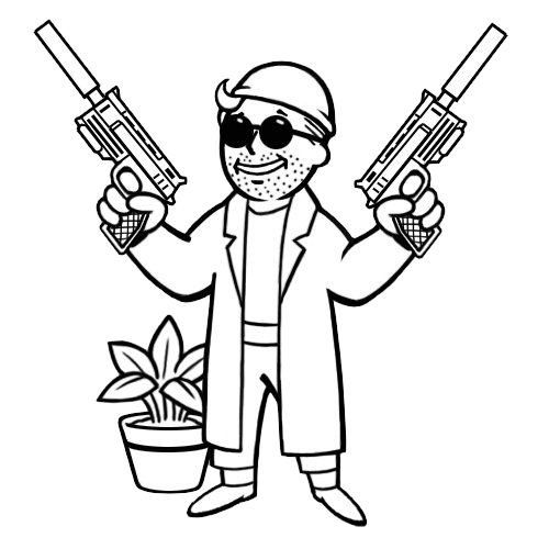 500x500 Collection Of Free Fallout Drawing New Vegas Download On Ui Ex