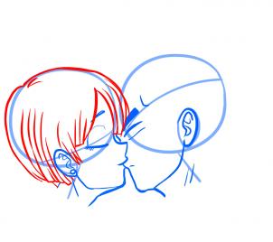 302x268 Drawing Printout How To Draw Bulma And Vegeta Kissing, Dragon Ball Z