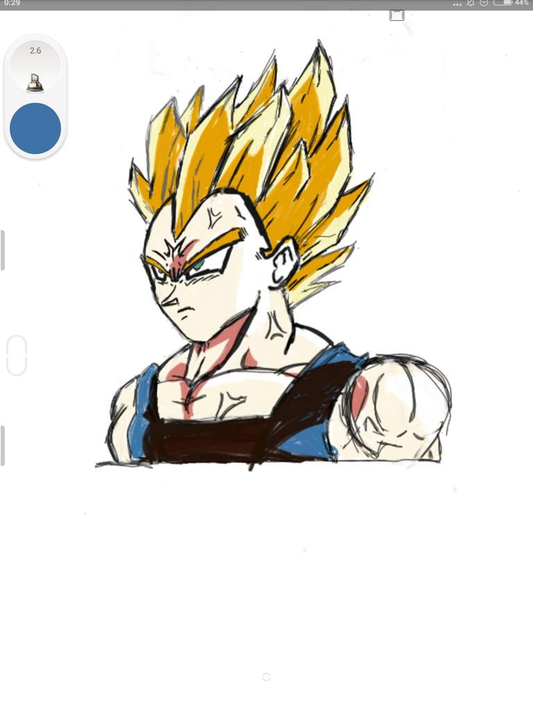 768x1024 majin vegeta digital art dragonballz amino