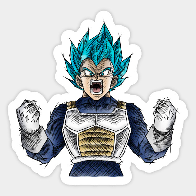 630x630 Vegeta, Super Saiyan God Drawing