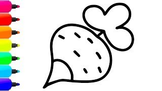 320x180 Coloring Vegetables Painting For Toddlers And Drawing For Kids