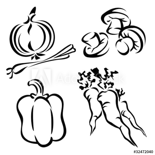 500x500 Set Vegetables