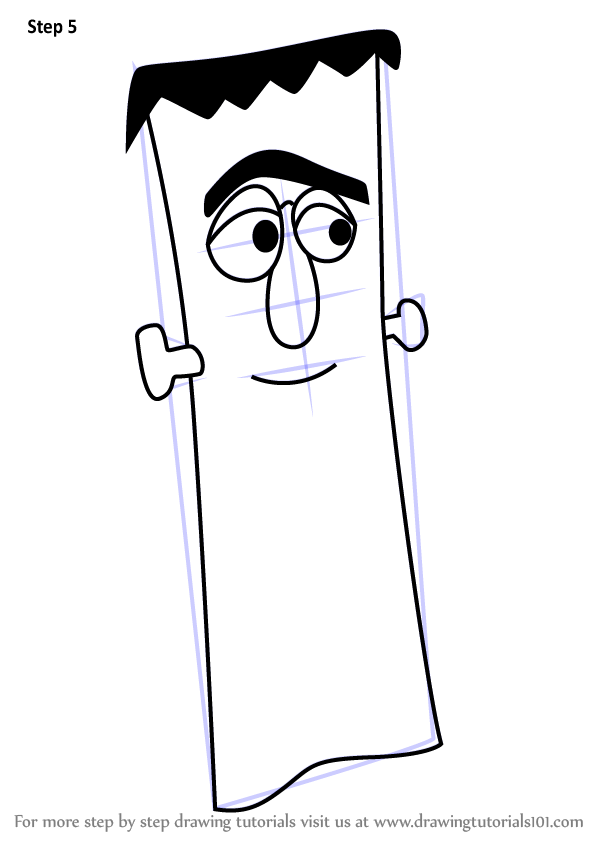 600x846 Learn How To Draw Frankencelery From Veggietales