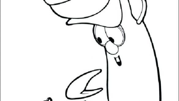 585x329 Free Coloring Pages Veggie Tales The Most Printable For Kids