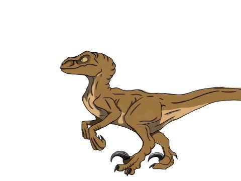 480x360 Jurassic Park Velociraptor Speed Draw