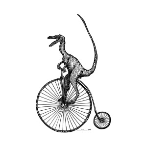 300x300 Velociraptor Drawing